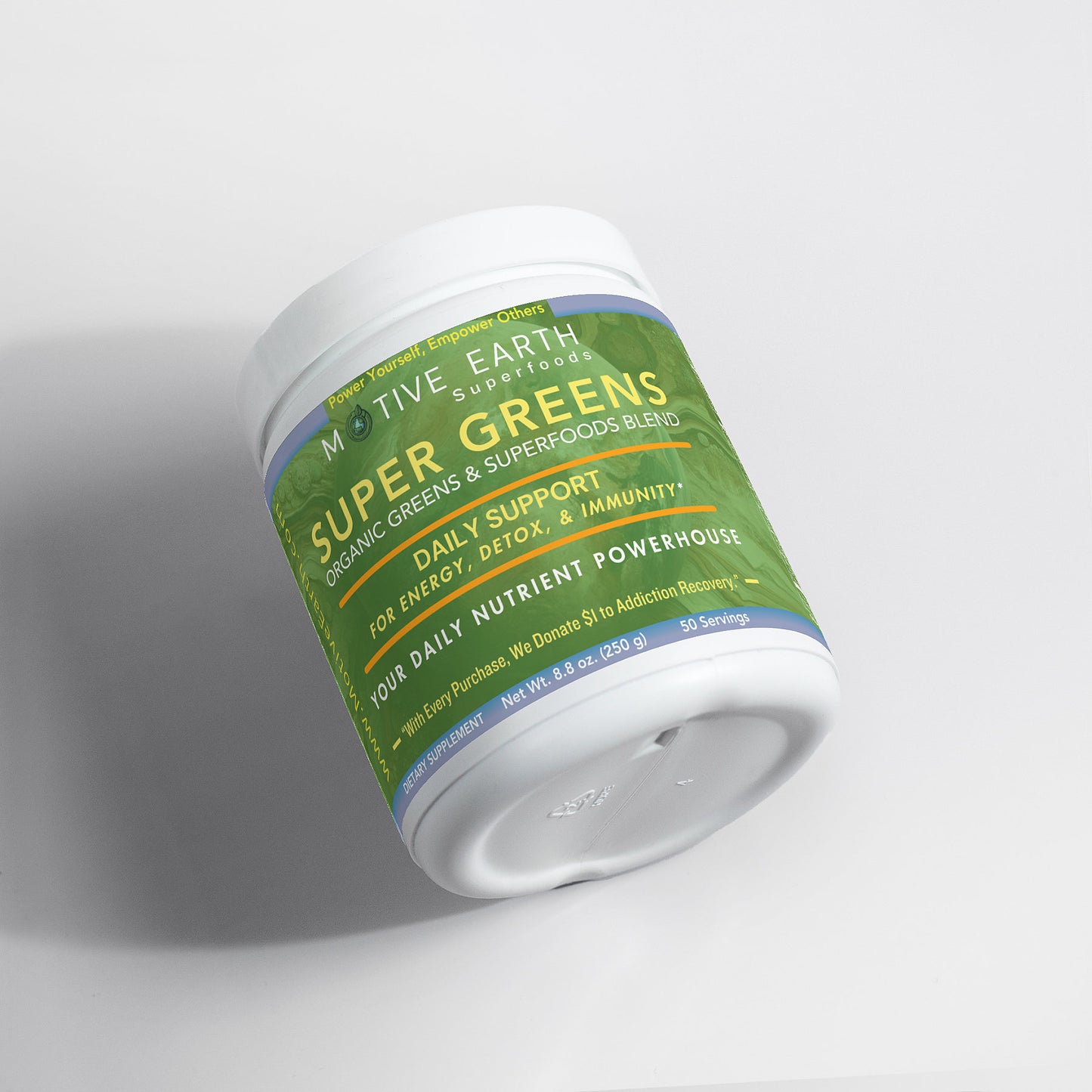Super Greens: Ultimate Organic Green Superfood Blend for Holistic Health | Motive Earth