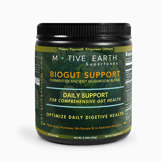 BioGut Support: Premium Organic Digestive Wellness Supplement | Motive Earth